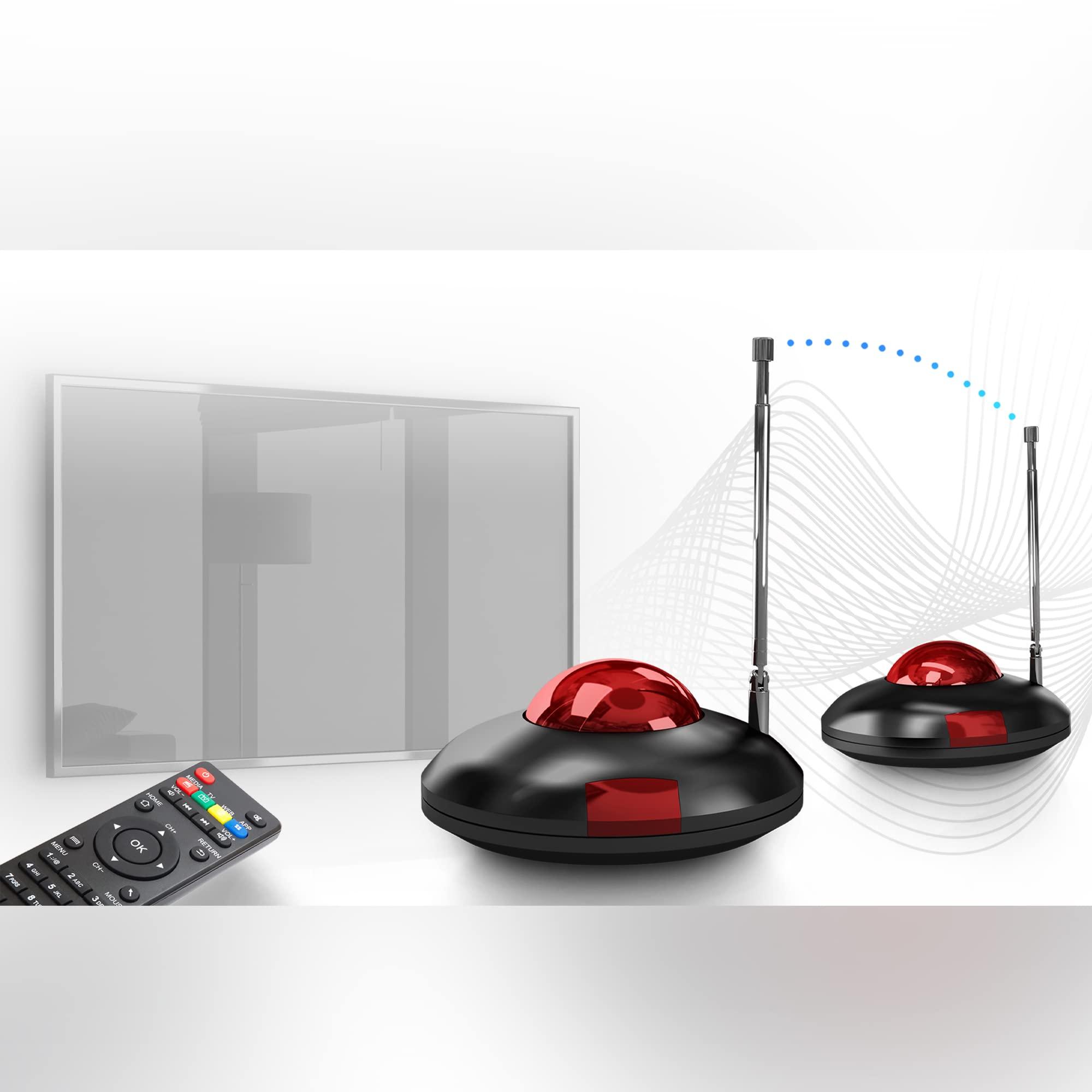 XTREME DIGITAL LIFESTYLE ACCESSORIES Xtreme IR Remote Control Repeater Extender, up to 300 feet, 2 Power adapters, 1 Transmitter and 1 Receiver