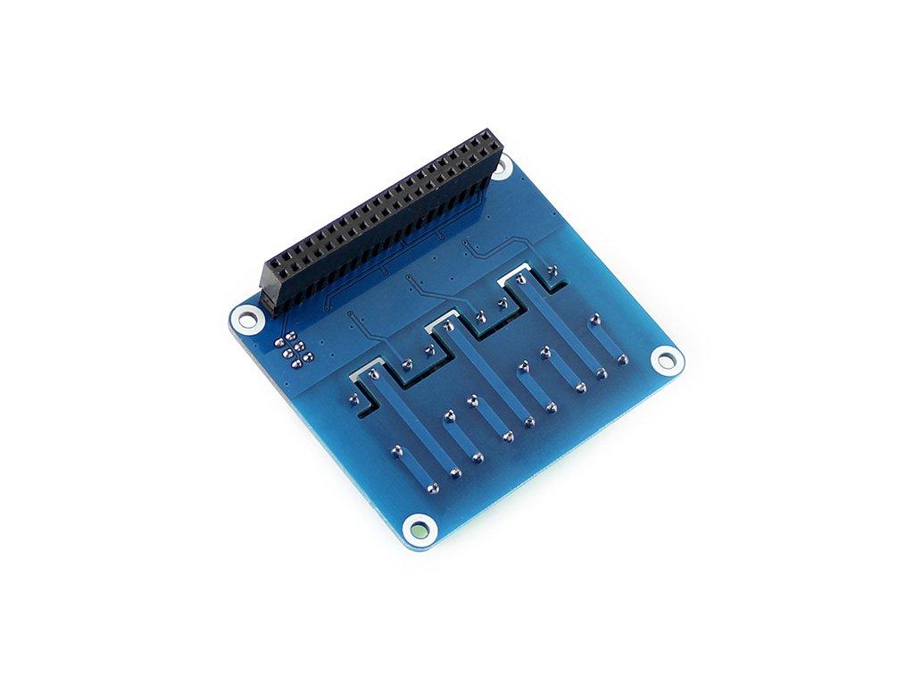 waveshare for Raspberry Pi Power Relay Board Expansion Board Module Three Channel(3-ch) for Raspberry Pi A+/B+/2B/3B/3B+/4B Loads up to 250VAC/5A,30VDC/5A