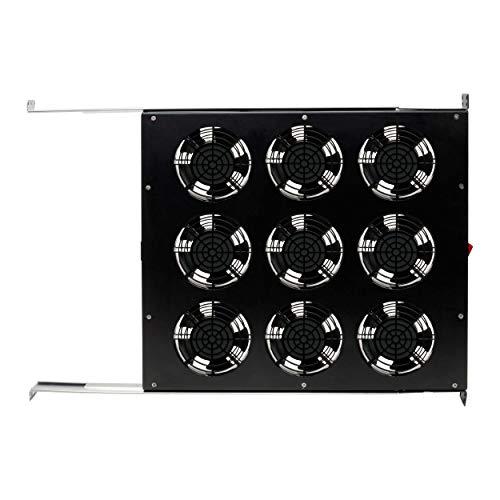 Tripp Lite Tripp Lite Fan Tray for 19In Racks, 9 120V Fans 576 CFM C14 Inlet 1URM