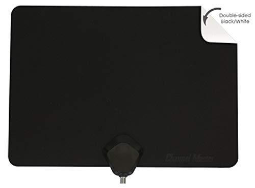Channel Master Channel Master Flatenna Ultra-Thin Indoor TV Antenna 35 Mile Range - Dual Sided Black or White - CM-4001HDBW