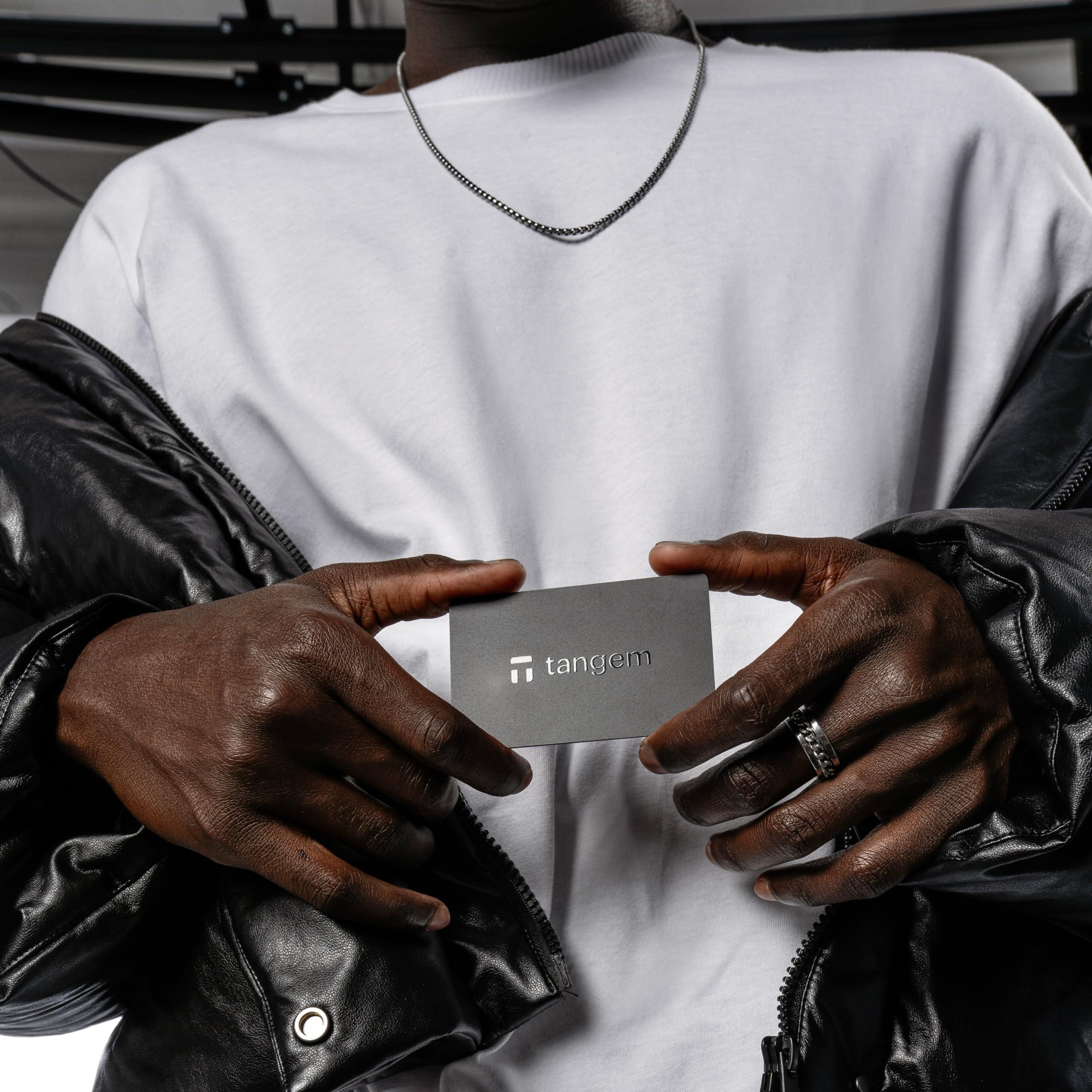 TANGEM TANGEM Wallet Pack of 2 - Secure Crypto Wallet - Trusted Cold Storage for Bitcoin, Ethereum, NFT\'s & More Coins - 100% Offline Hardware Wallet