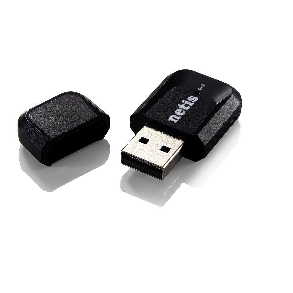 Netis Netis WF2123 300 Mbps High-Speed Wireless N300 Mini USB Adapter for Windows, Mac OS, Linux | 2T2R MIMO Technology with 2.4GHz Range, 300 Mbps Nano