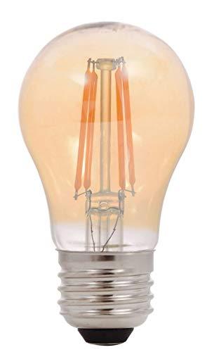 LEDVANCE SYLVANIA LED Vintage Amber Glow A15 Light Bulb, 40W Equivalent Efficient 4.5W, Dimmable, Medium Base - 1 Pack (75343)