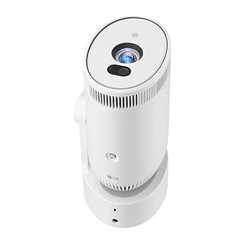 LG LG CineBeam Home Cinema PU700R 4K UHD Smart Projector, HDR10, 1000 Lumens, Auto Screen Adjustment with 90 Degree rotation, Airplay 2 support, Bluetooth Dual sound out, Mood lighting