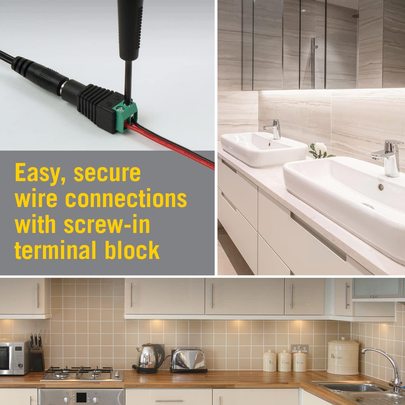 Armacost Lighting 12V 36W 3 Amp Power Supply Adapter Transformer AC 100V-120V with 5.5x2.1mm DC Output Jack