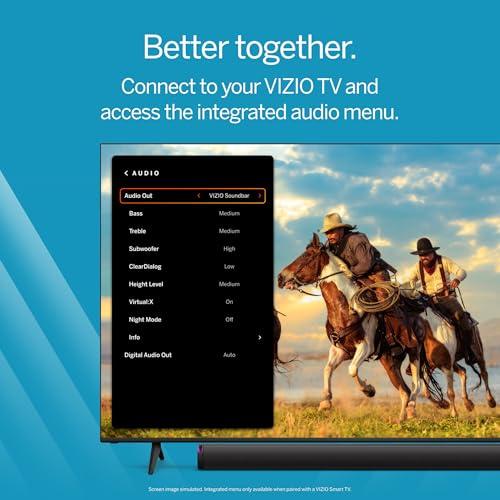 VIZIO VIZIO 5.1.2 Elevate SE Soundbar, Wireless Subwoofer, Surround Sound w/Dolby Atmos & DTS:X, Bluetooth Speaker, QuickFit Compatible SL512X-08 (New, 2024 Model)