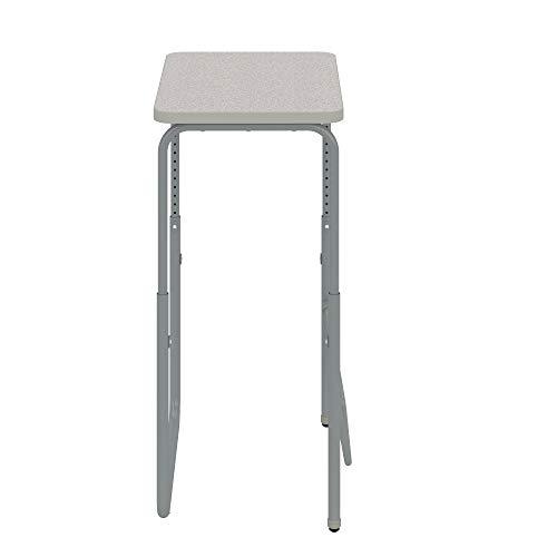 Safco Safco Products AlphaBetter 2.0 Height Adjustable Student Desk with Swinging Footrest Bar, Sit to Stand, 29-43, Pebble Gray