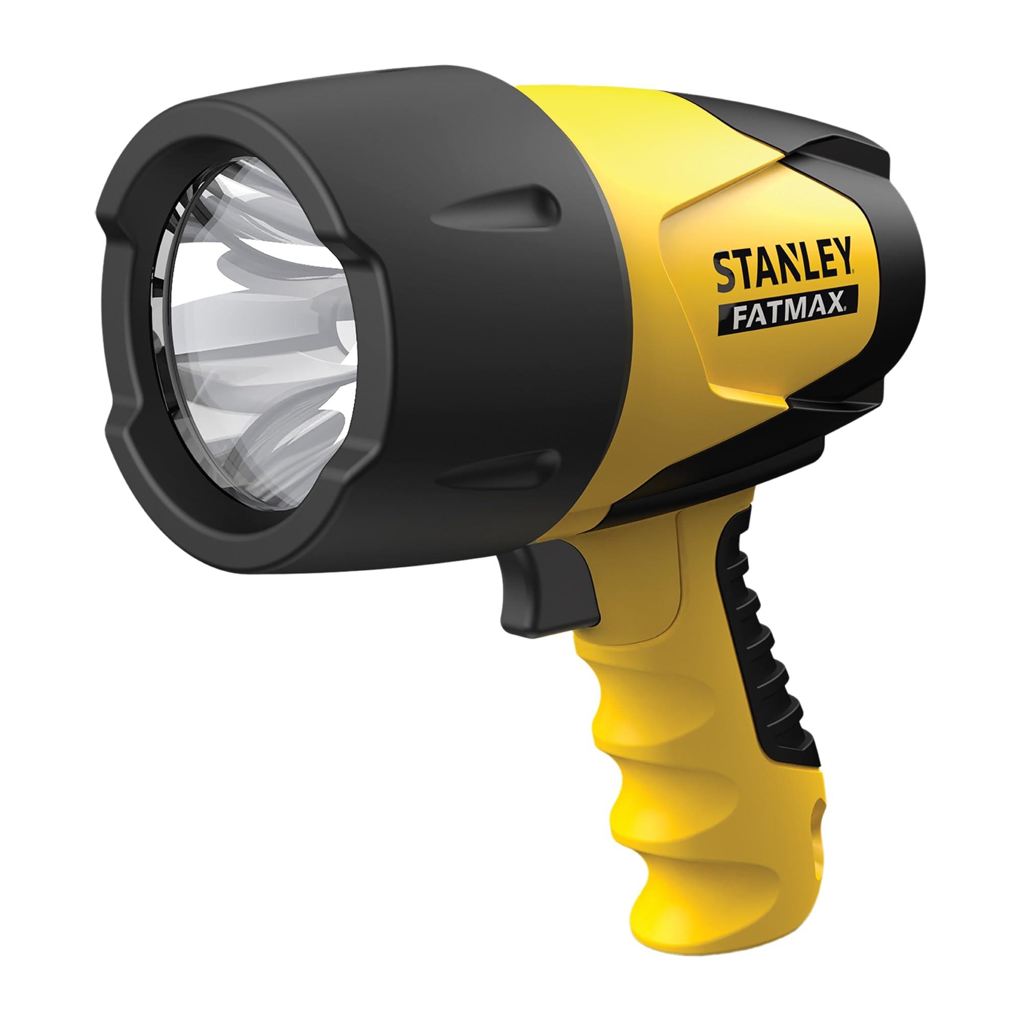 STANLEY STANLEY FATMAX FL5W10 Rechargeable 520 Lumen Lithium Ion Waterproof LED Spotlight Flashlight