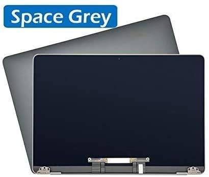 WARWOLFTEAM WARWOLFTEAM Replacement Full LCD Screen Assembly Display Compatible with MacBook Air 13" A2179 2020 EMC 3302 (Space Grey)