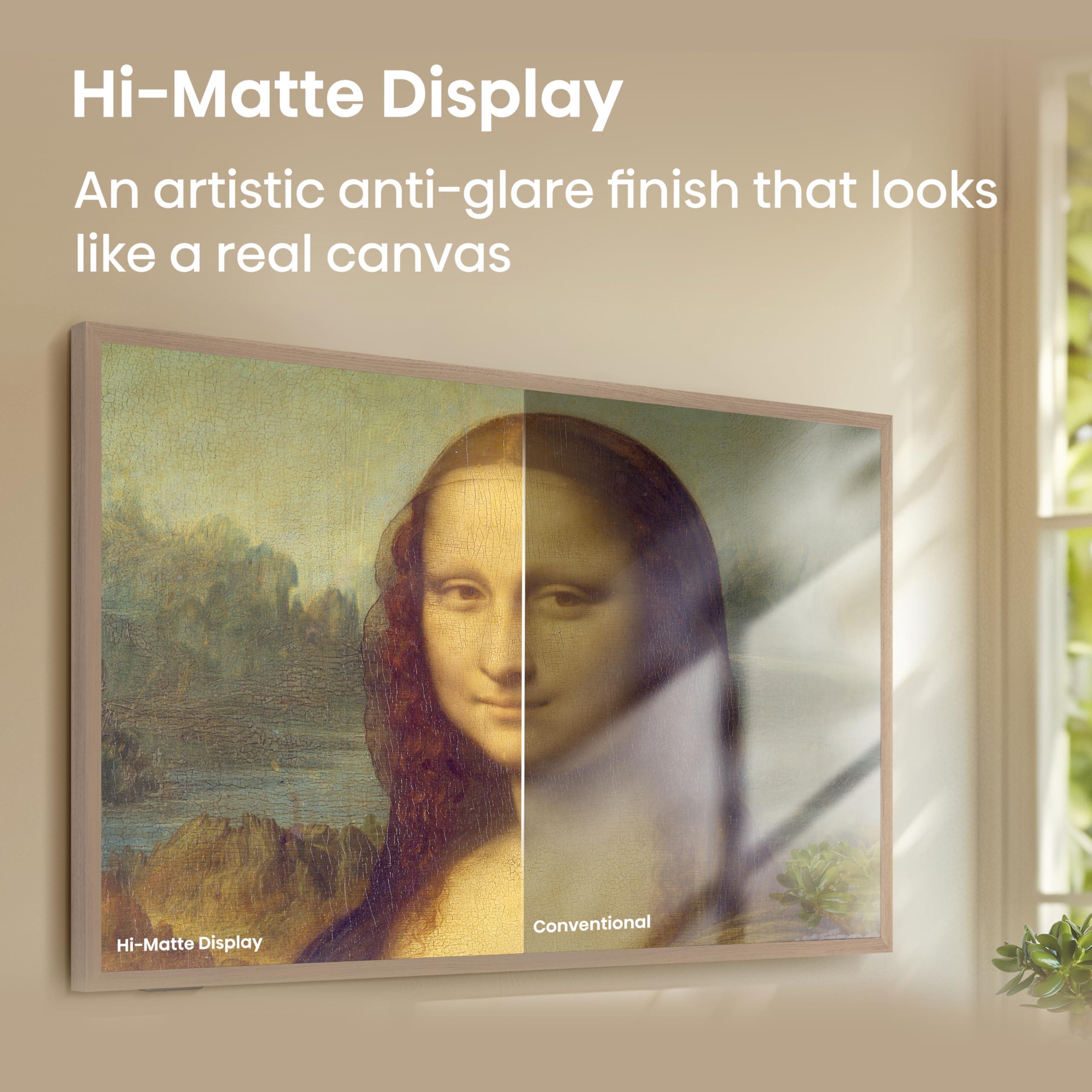 Hisense Hisense 65-Inch Class QLED 4K S7N CanvasTV Series Dolby Vision HDR Google Smart TV (65S7N, 2024 Model) - Art Mode, Anti-Glare Panel, Hi-Matte Display, Frame & UltraSlim Wall Mount Included, 144Hz