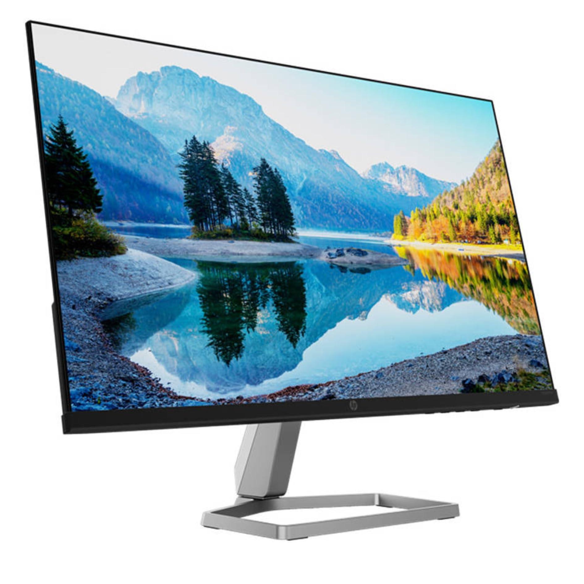 HP HP M24fe FHD Monitor 23.8-inch IPS AMD FreeSync 5ms GtG Response Time Eyesafe Certified On-screen Controls Low Blue Light Mode Anti-Glare, Black (Renewed)