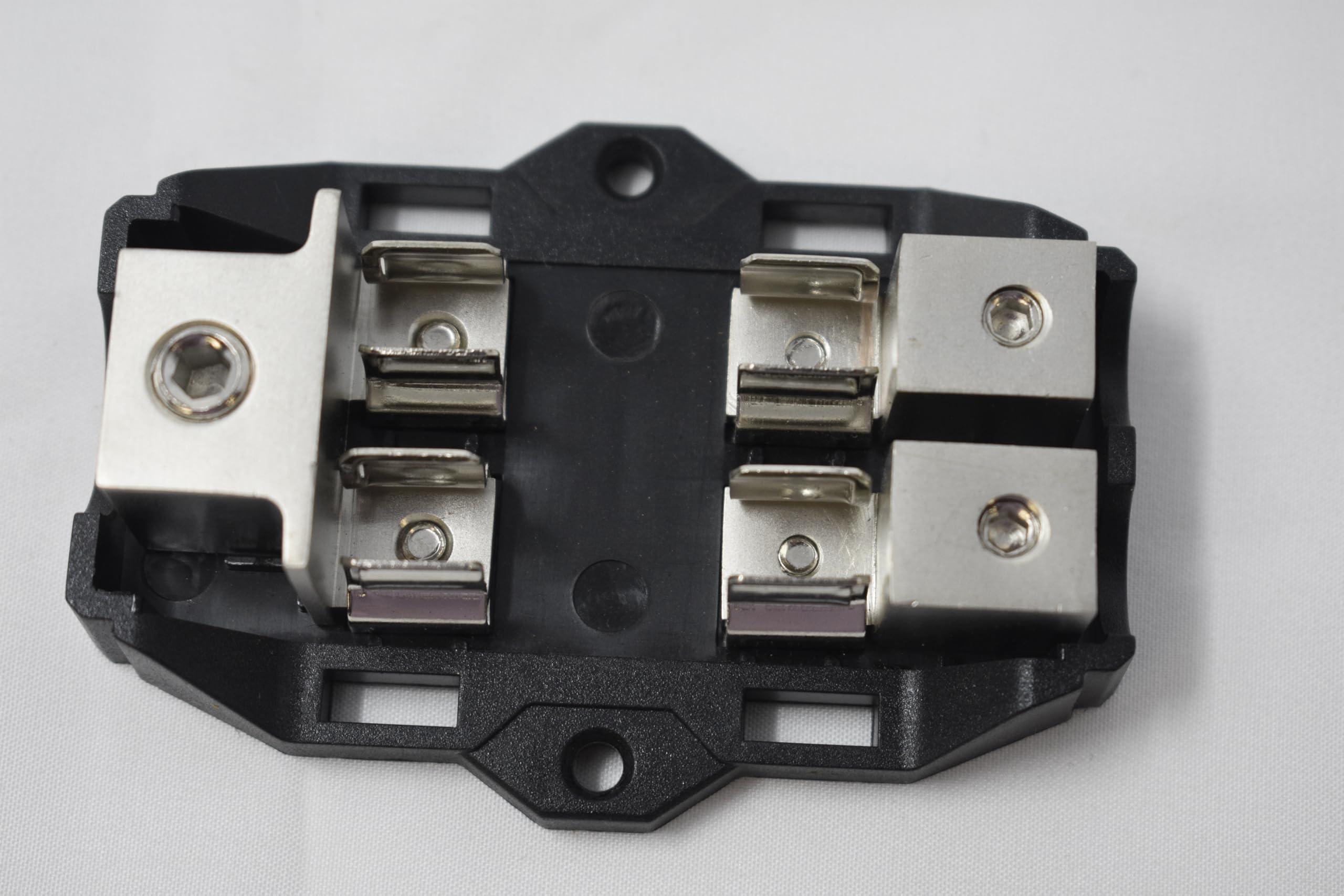 Cerwin Vega Mobile CV Cerwin Vega AGU2 2-Position 1-1/0 Gauge Input with 4 Gauge Reducer 2-4 Gauge Output w/ 8 Reducers AGU Fuse Distribution Block