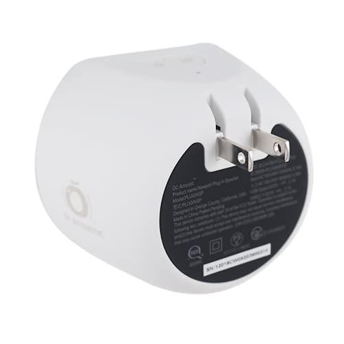 OC Acoustic OC Acoustic Newport Plug-in Outlet Speaker with Bluetooth 5.1 and Built-in USB Type-A Charging Port (Champagne/White)