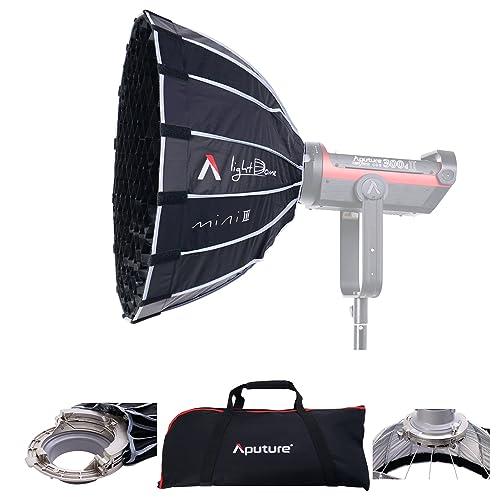 Aputure Aputure Light Dome Mini III Softbox,Bowens Mount Softbox New Quick-Folding Soft Light Modifier for Video Light Aputure Amaran 300c/150c/200xS/300D ii