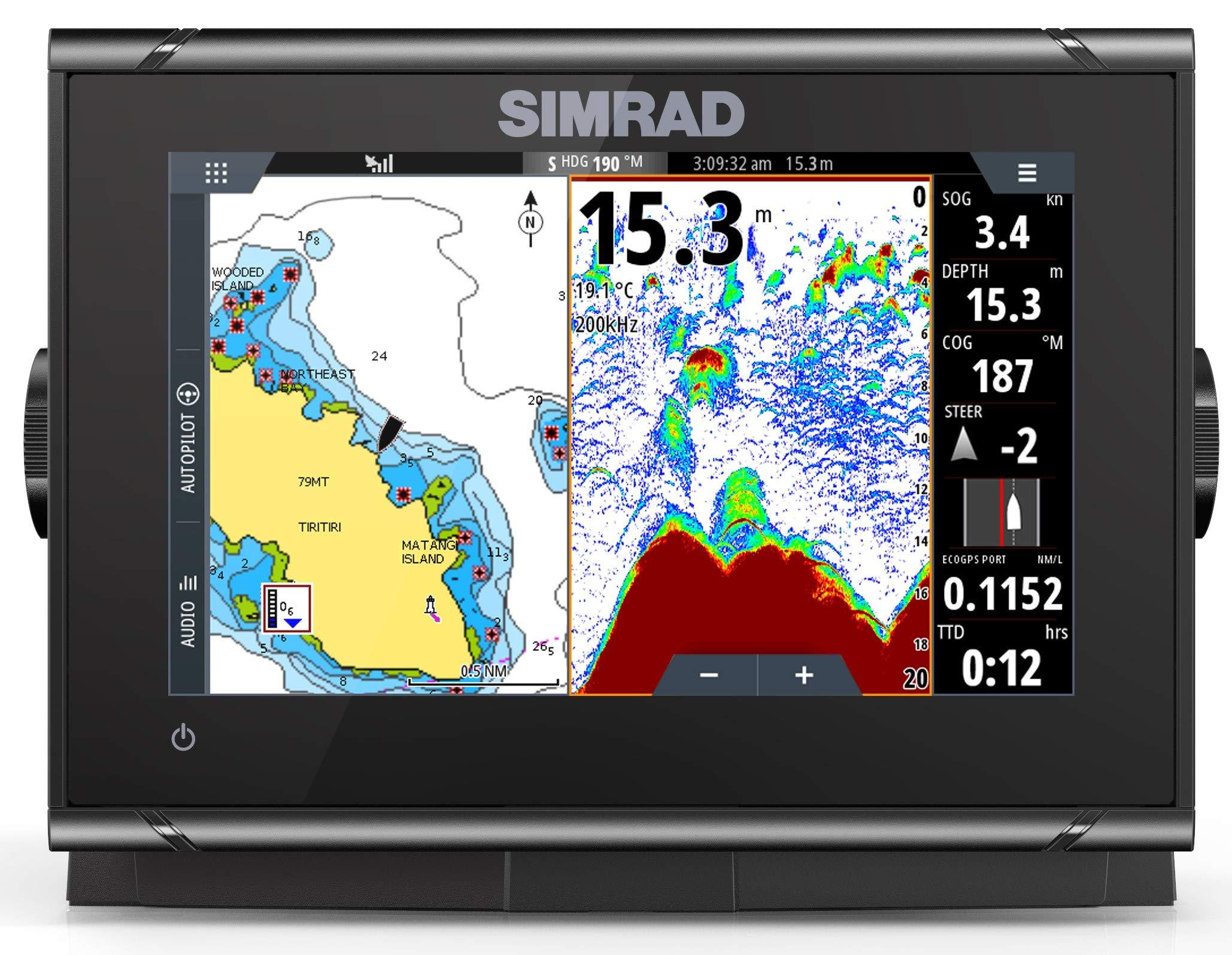 Simrad Simrad GO7 XSR - 7-inch Chartplotter with HDI Transducer, C-MAP Discover Chart Card