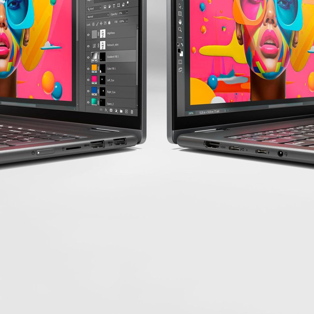 Lenovo Lenovo Yoga 7i 2-in-1 Laptop, 16" 2K Touchscreen Display, Core Ultra 7 155U (Up to 4.80 GHz), 16GB DDR5, 512GB PCIe SSD, Wi-Fi 6E, Backlit KB, FP Reader, TB 4, Webcam, Keypad, PDG HDMI, Win 11 Pro