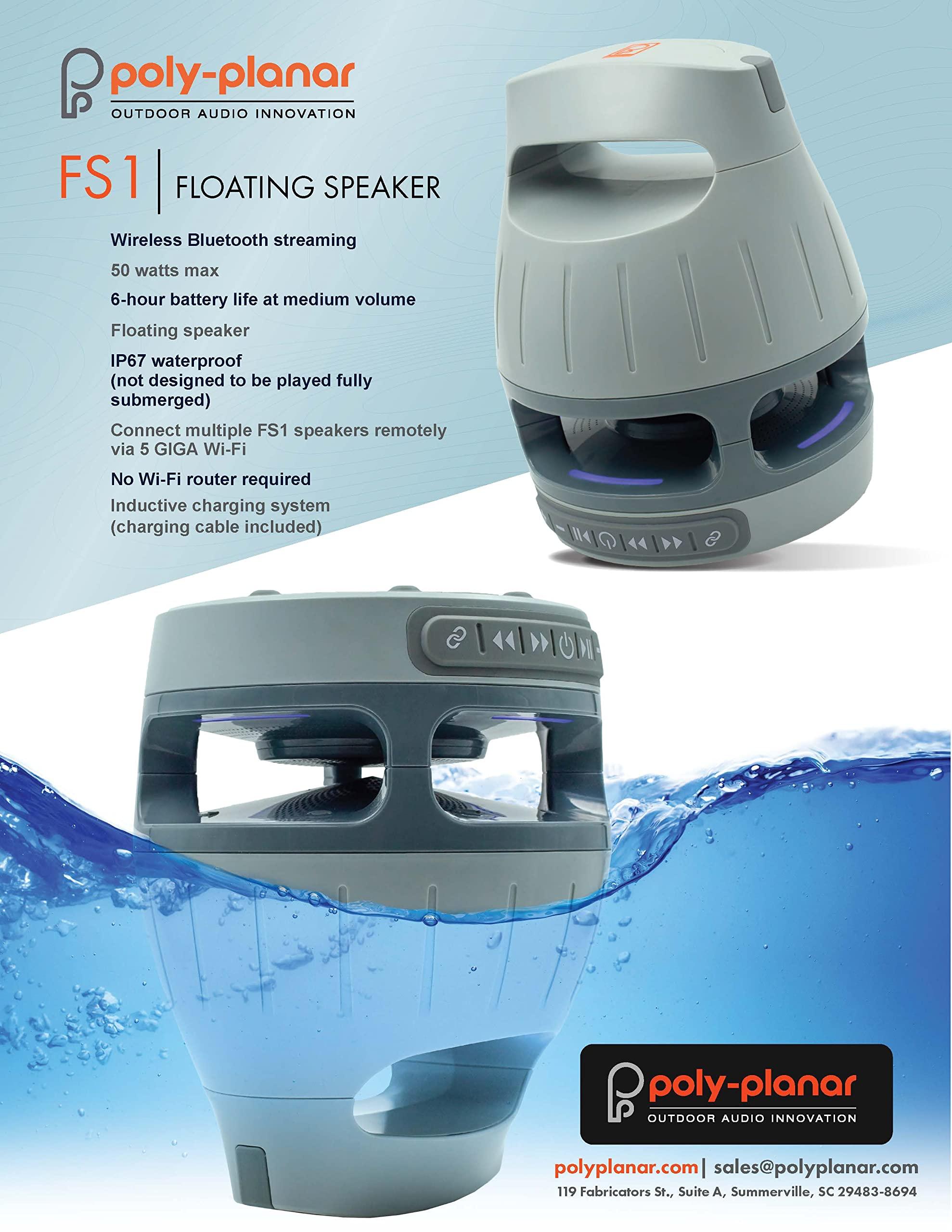 Poly-Planar Poly-Planar FS1 Floating Bluetooth Speaker