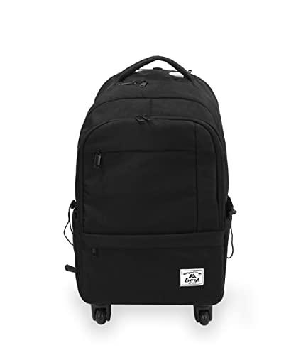 Everest Everest unisex adults Wheeled Laptop Backpack, Black, One Size US