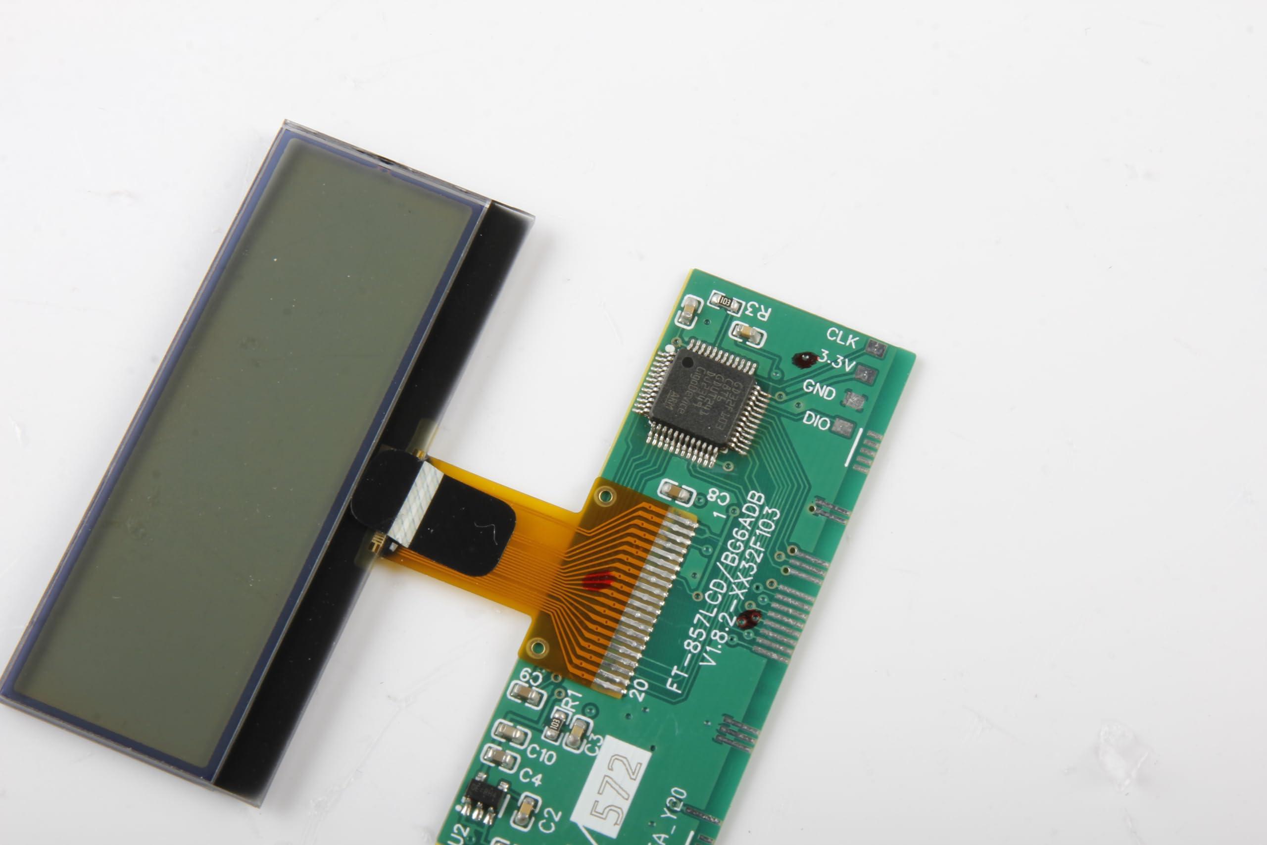 A-MIND Screen Replacement for YAESU FT-857 FT-857D LCD Screen 8.0" for YAESU FT-857 FT-857D Display LCD Screen Repair Kits for 'Zebra Stripes' Issue