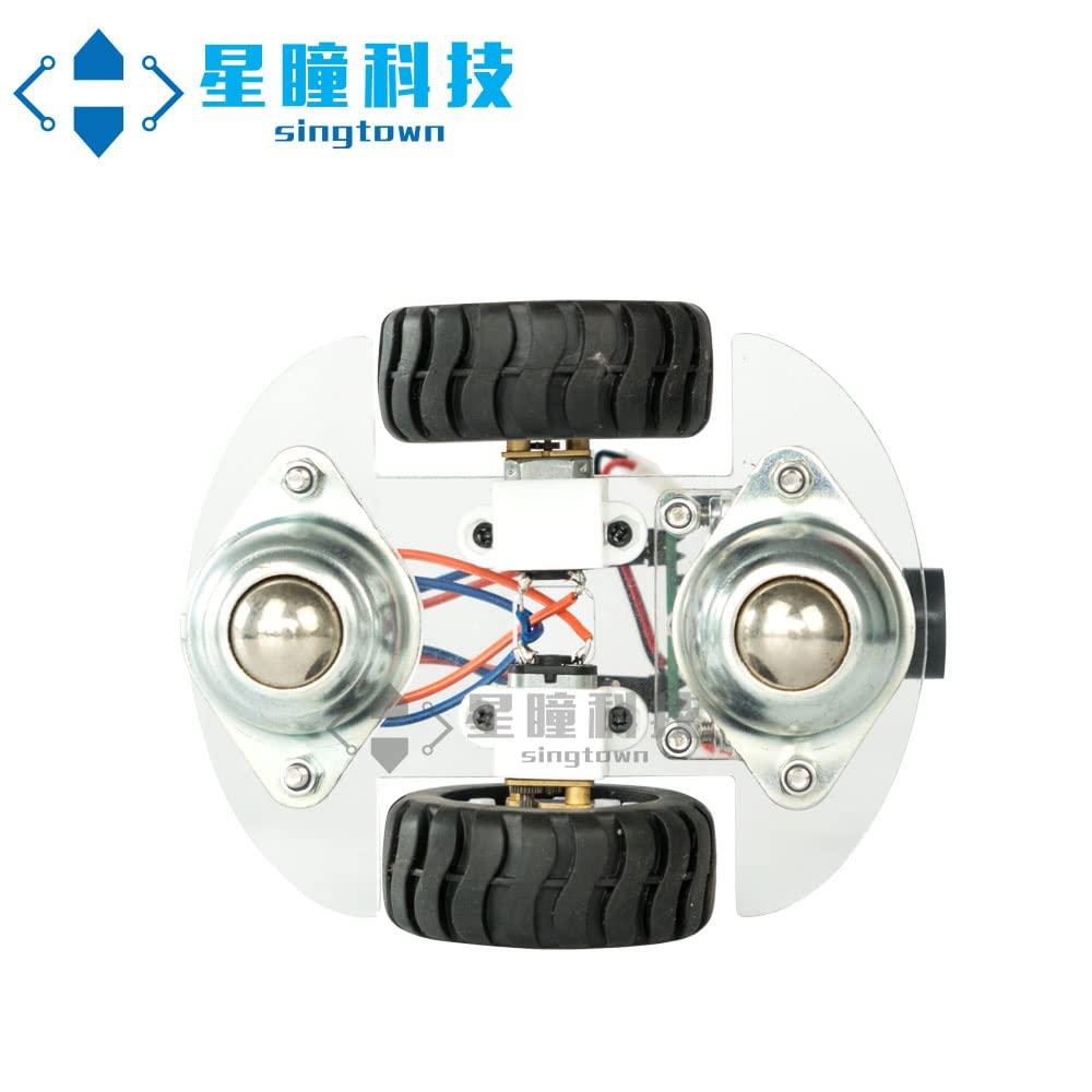OpenMV OpenMV SingTown Smart Robotic AGV Car Kit Genuine, Auto Tracking Color Balls or Following Lines, Apply to Cam H7 Plus, Cam H7, Cam M7, Cam H7 R2