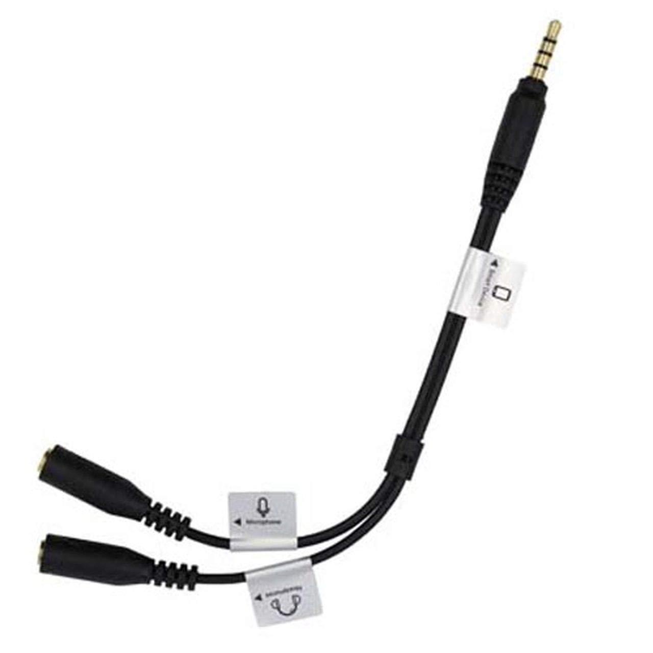 ProMaster ProMaster Audio Cable 3.5mm TRRS Male Straight - Dual 3.5mm Female Straight - 7 1/2\" Straight Splitter, (Model 8067)