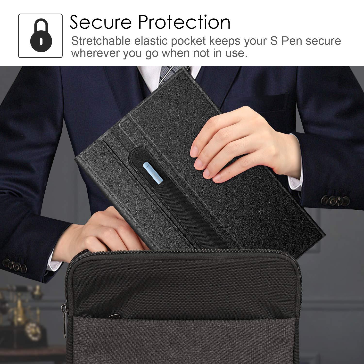 Fintie Fintie Bundle: Case for Samsung Galaxy Tab S6 Lite 10.4 inch 2024/2022/2020, Slim Stand Cover with Detachable Wireless Bluetooth Keyboard + 2-Pack 9H Tempered Glass Screen Protector