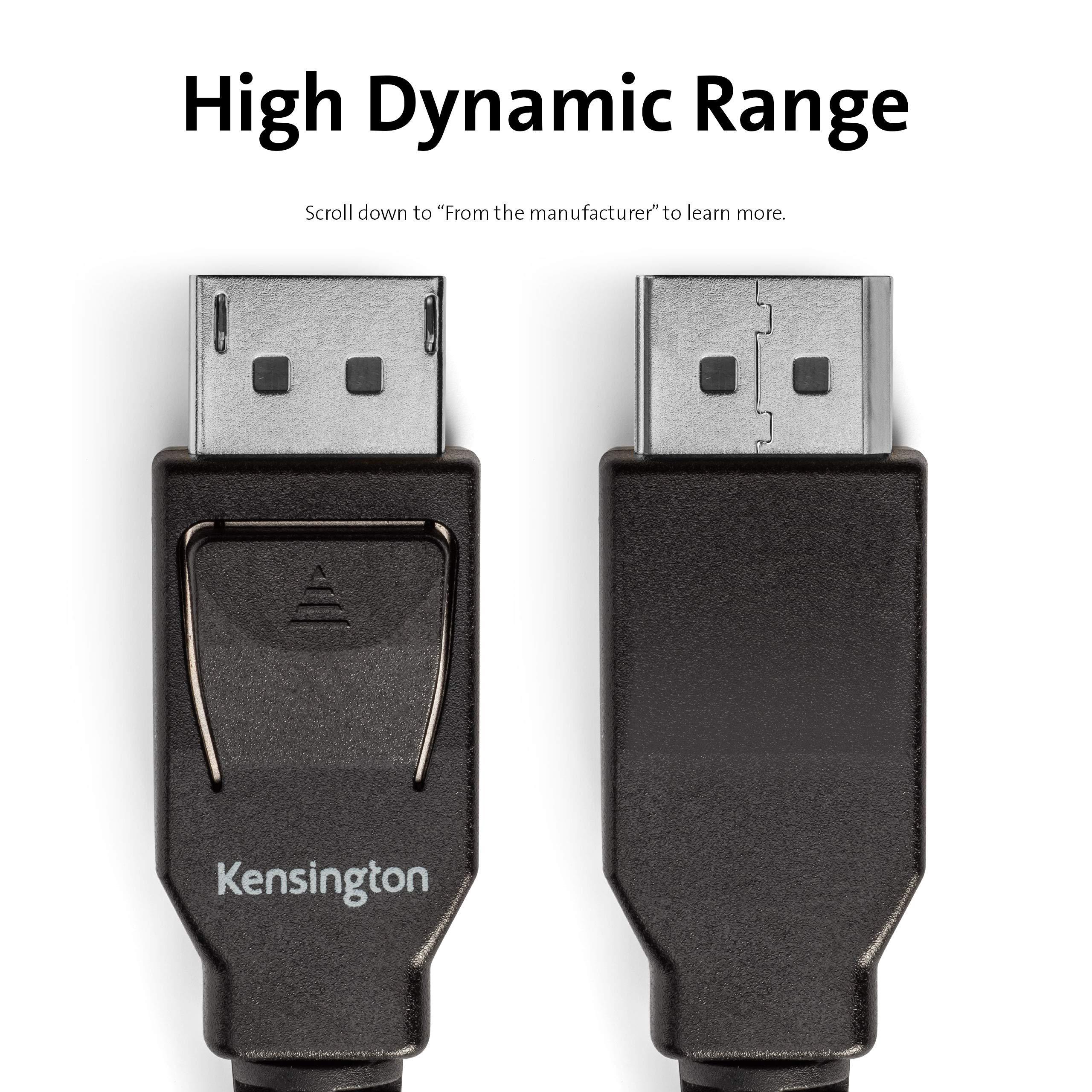 Kensington Kensington DisplayPort 1.4 to DisplayPort 1.4 Cable, 6ft (K33021WW)
