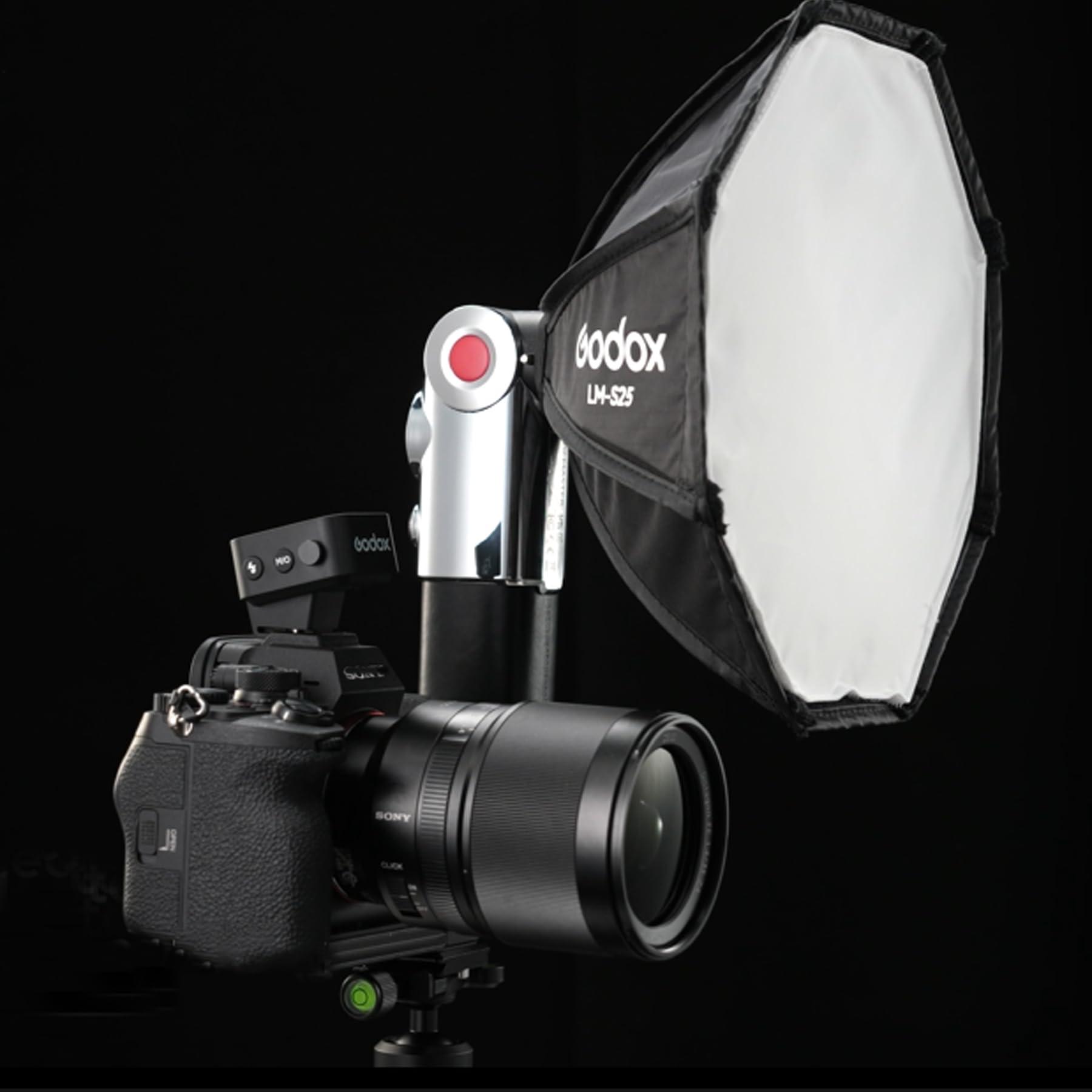 GODOX Godox LM-S25 Mini Octagon Softbox Reflector for Godox Lux Master Camera Flash