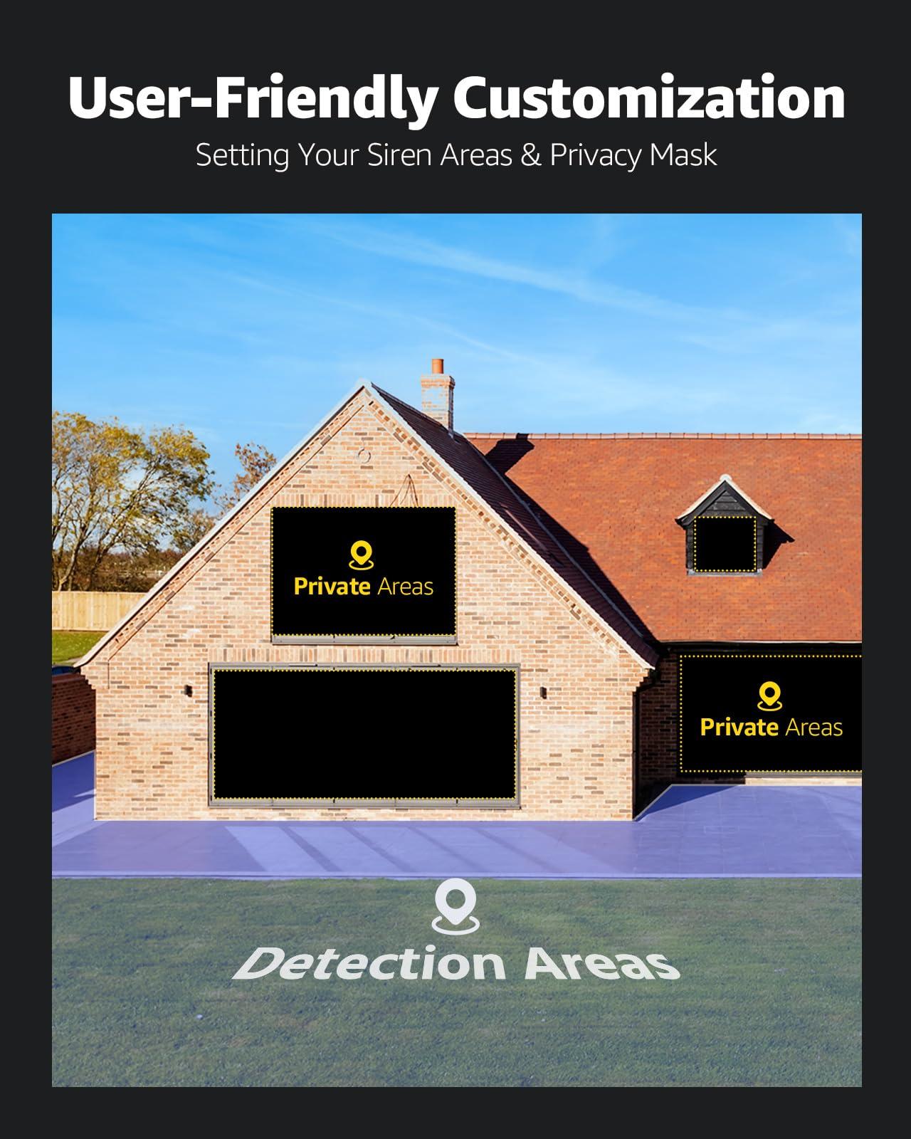 ANNKE ANNKE H1200 12MP PoE Security Camera System, 4pcs H.265+ Surveillance IP Cameras and 8CH NVR with 4TB HDD, Person Vehicle Detection, Spotlight Color Night Vision