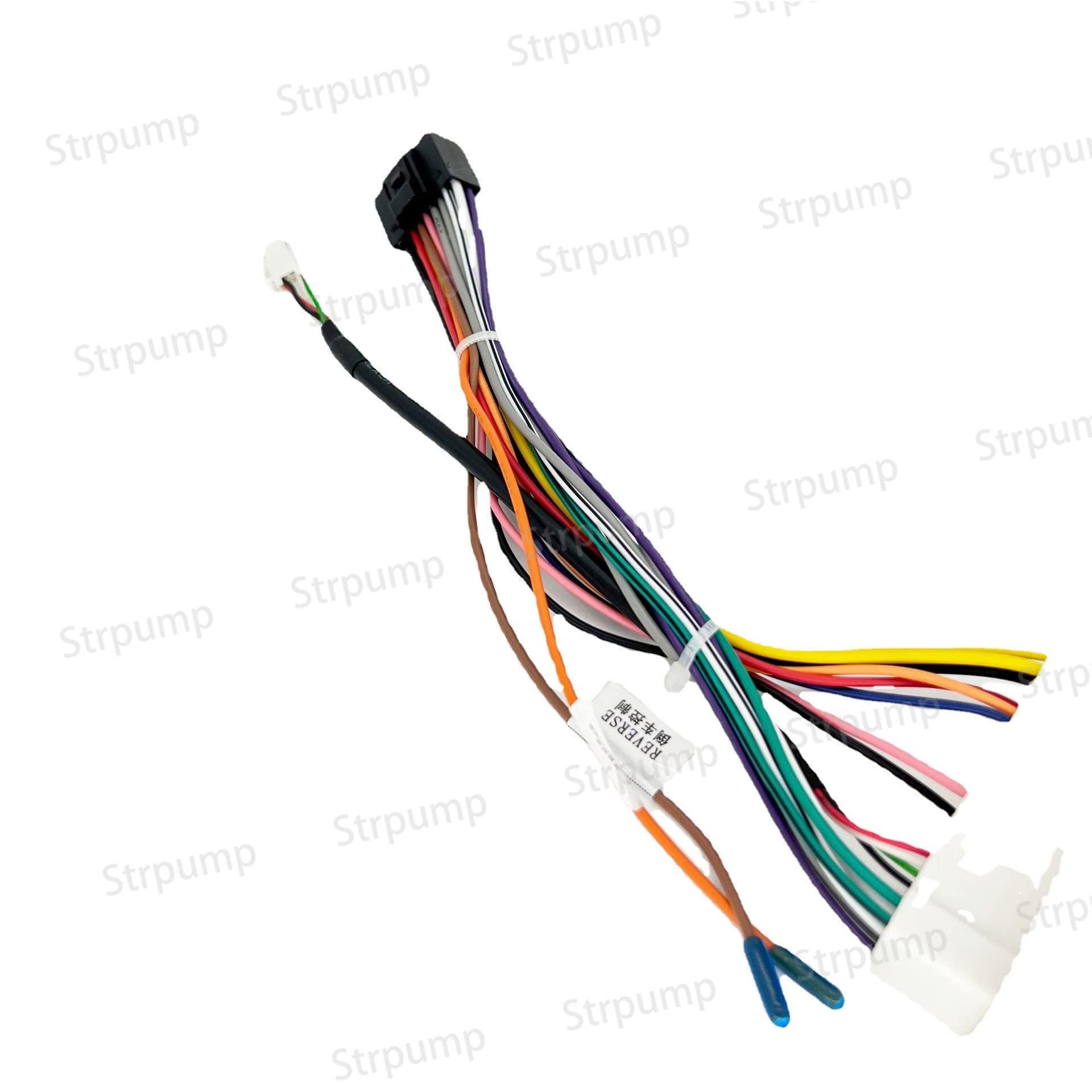 Strpump Strpump 16pin Car Radio Stereo Power Retrofit Harness Cable Wire for Hyundai Elantra IX35 IX45 Tucson 2016~20 Kia K3/K5 KX5 KX7 with Radio Antenna Adapter