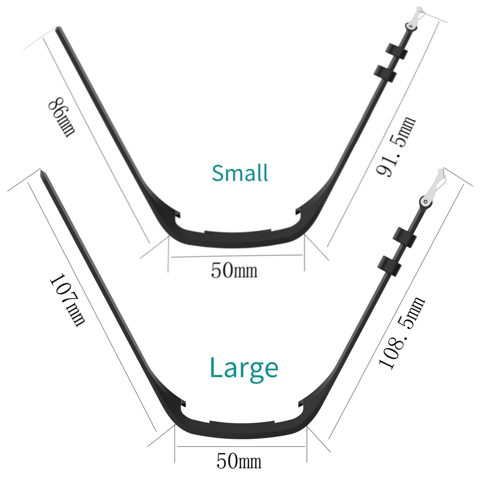 MODJUEGO MODJUEGO Silicone Watchband Strap for Garmin VivoFit 2/1 Fitness Replacement (Small, Blue)