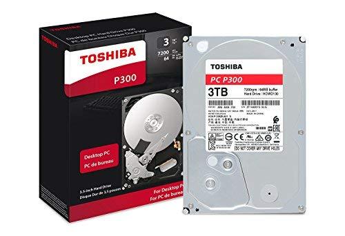 Toshiba Toshiba P300 3TB Desktop 3.5 Inch SATA 6Gb/s 7200rpm Internal Hard Drive