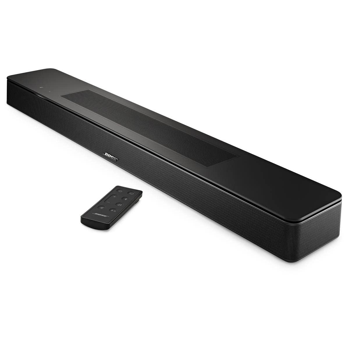 Bose Bose New Smart Dolby Atmos Soundbar, Black Bundle with Wireless Surround Speakers (Pair), Bass Module 500