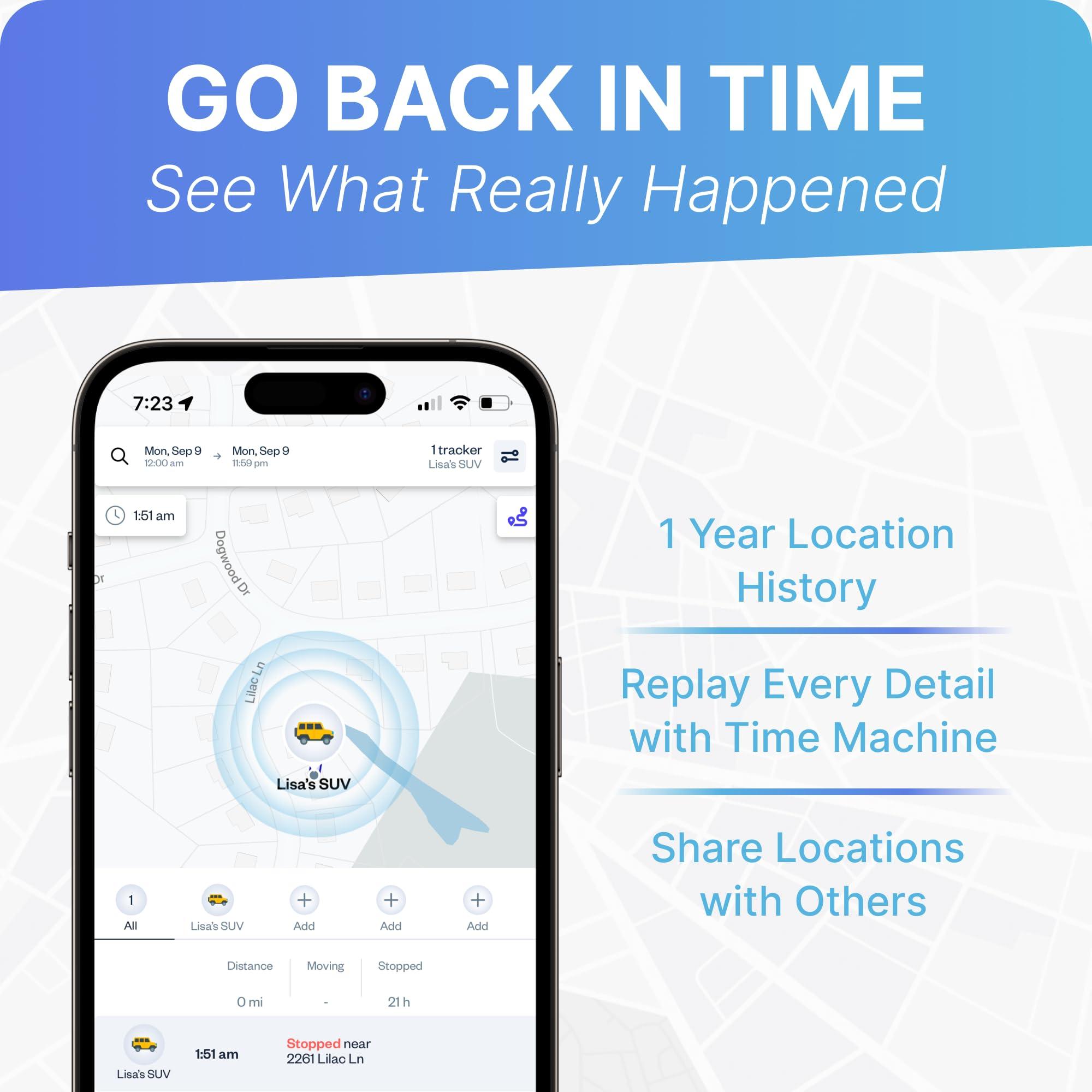 Spy Tec (2 Pack) Spytec GPS Smart Mini GPS Tracker for Vehicles Cars Trucks Loved Ones, Fleets, Hidden Tracker Device for Vehicles with Unlimited US and Worldwide Real-Time Tracking App - USA Made Tech
