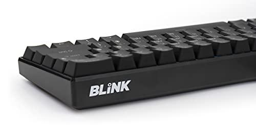 MEKO MEKO Blink 60% RGB LED Hotswap Bluetooth Double Shot ABS Mechanical Keyboard (Gateron Yellow)