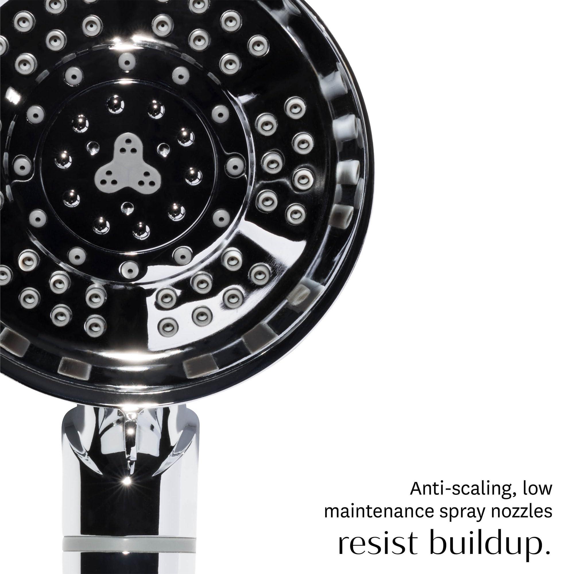 T3 Micro T3 Source Hand-Held Showerhead | Adjustable Hand Held Chrome Shower Head with Chlorine Filter | Mineral Filter Reduces Free Chlorine and Hydrogen Sulfide