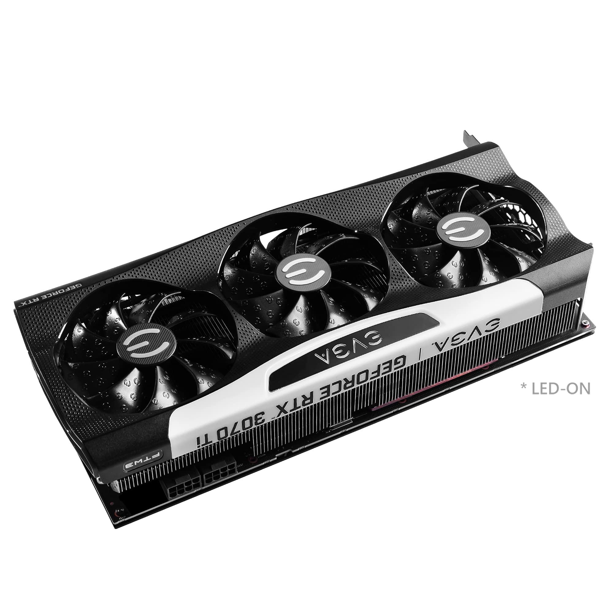 EVGA EVGA GeForce RTX 3070 Ti FTW3 Ultra Gaming, 08G-P5-3797-KL, 8GB GDDR6X, iCX3 Technology, ARGB LED, Metal Backplate