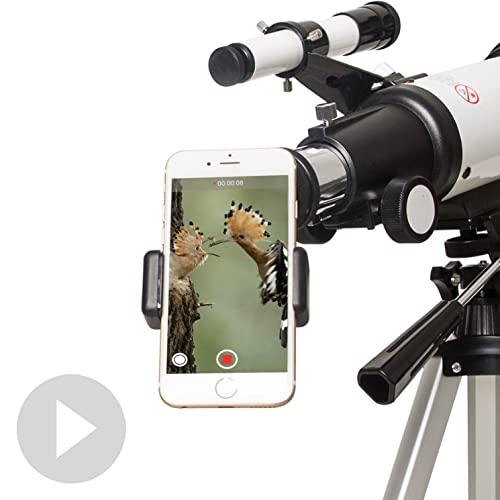 Gskyer Gskyer Telescope 70mm Aperture 400mm AZ Mount Astronomical Refracting Telescope for Kids Beginners Travel Telescope with Carry Bag Phone Adapter and Wireless Remote