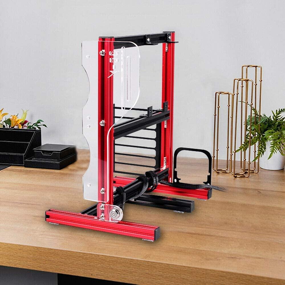 Gdrasuya10 PC Frame Test Bench ITX ATX MATX Test Bench Open Air Case Water Cooling Fan Chassic… (Red)