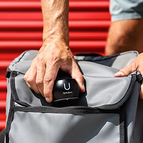 Fashionit Fashionit U Boost Speaker | Stylish Portable Wireless Bluetooth 5.0 with Built-in Subwoofer and Mic | Perfect Mini Speaker for Home, Parties, Travel! Small Device, Rich Sound | Black