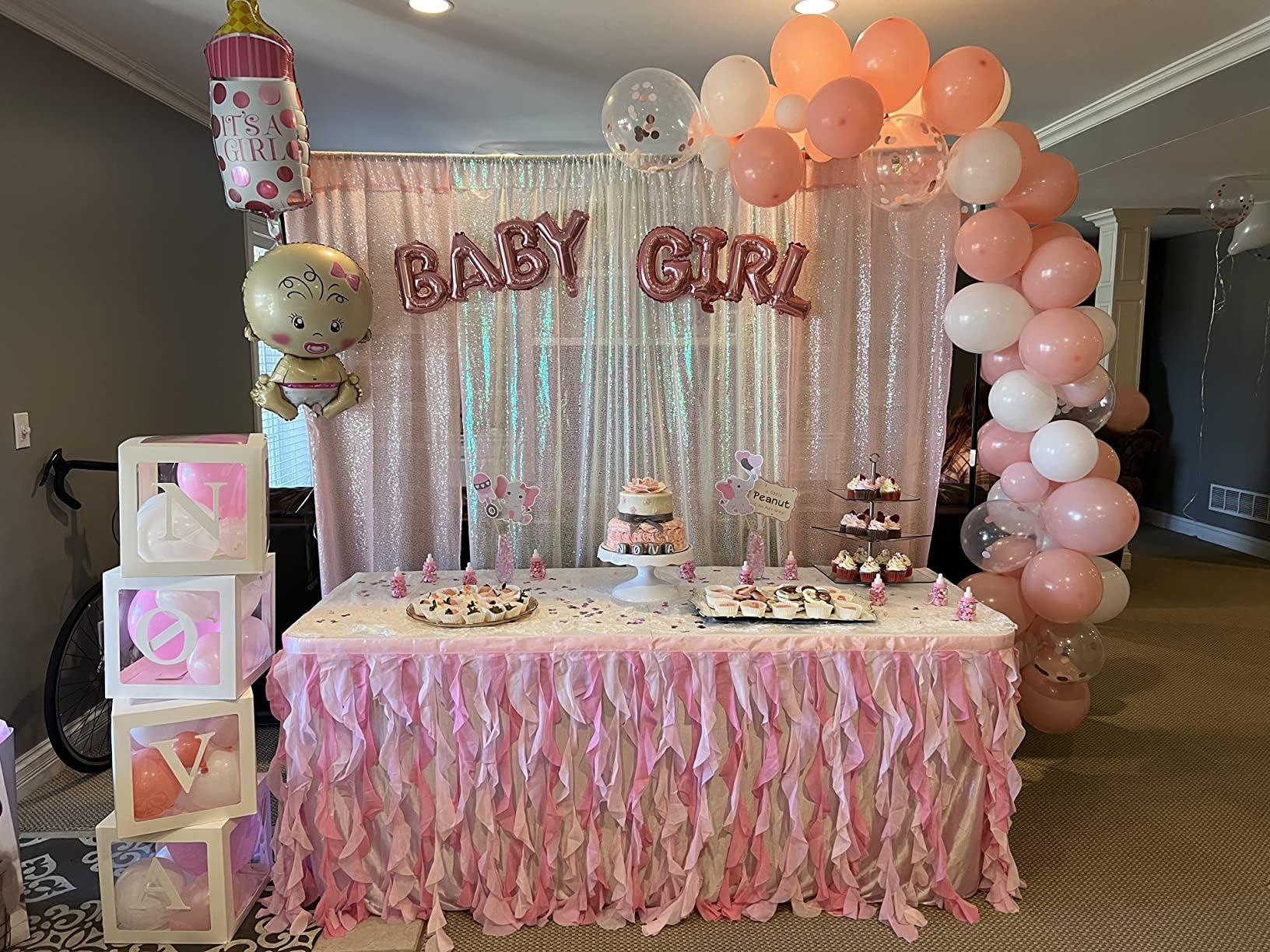 WISPET WISPET Iridescent White Sequin Backdrop Curtains 1 Panel 10FTx10FT Glitter Iridescent White Photo Backdrop Party Wedding Baby Shower Curtain Sparkle Photography Background