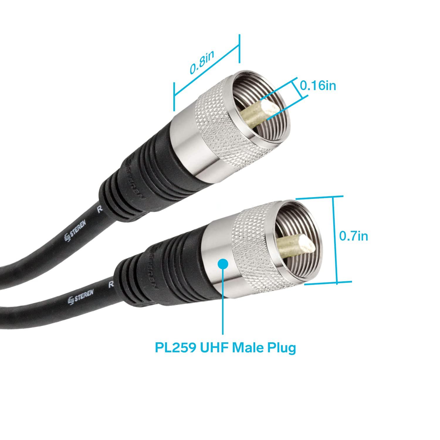 HQRP HQRP AV Audio Video Cable/Cord 3.5mm to 3 RCA Compatible with Canon JVC Panasonic PV-DV51 PV-DV52 PV-DV52D PV-DV52DS PV-DV52S PV-DV600 PV-DV100 PV-DV101 PV-DV102 PV-DV103 Camcorder, 56-inch