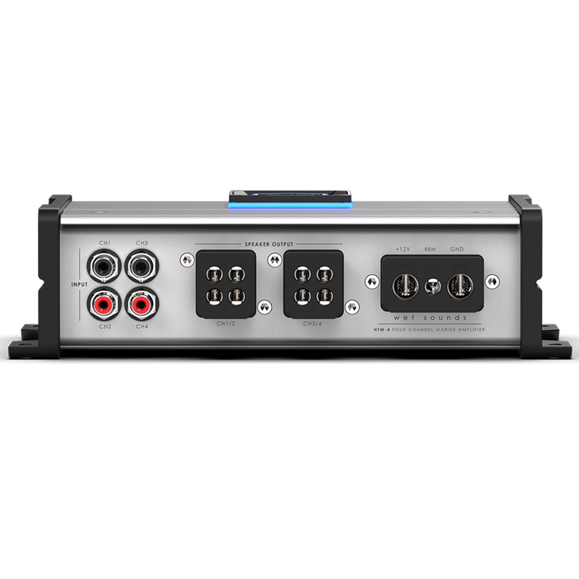 wet sounds HTM-4 | Wet Sounds Full-Range Class-D 4-Ch. Amplifier