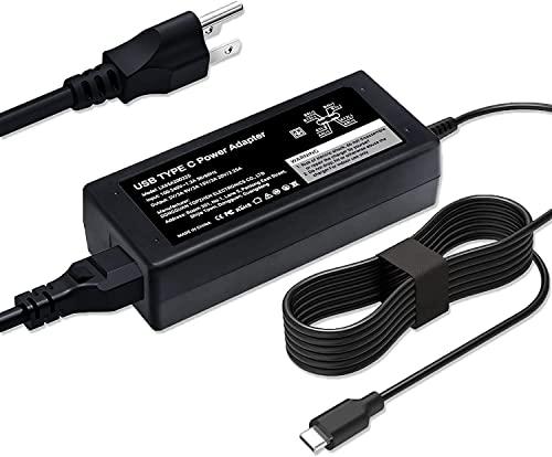 MUKIZRE 65W 45W USB Type C AC Power Adapter Laptop Charger for Dell XPS 13 9380 9370 9365 9360 9350 LA65NM170 2YKOF 02YKOF XPS 12 9250 Latitude 12 7275 Latitude 7370 5175 5285 for Lenovo HP ASUS ACER Laptop