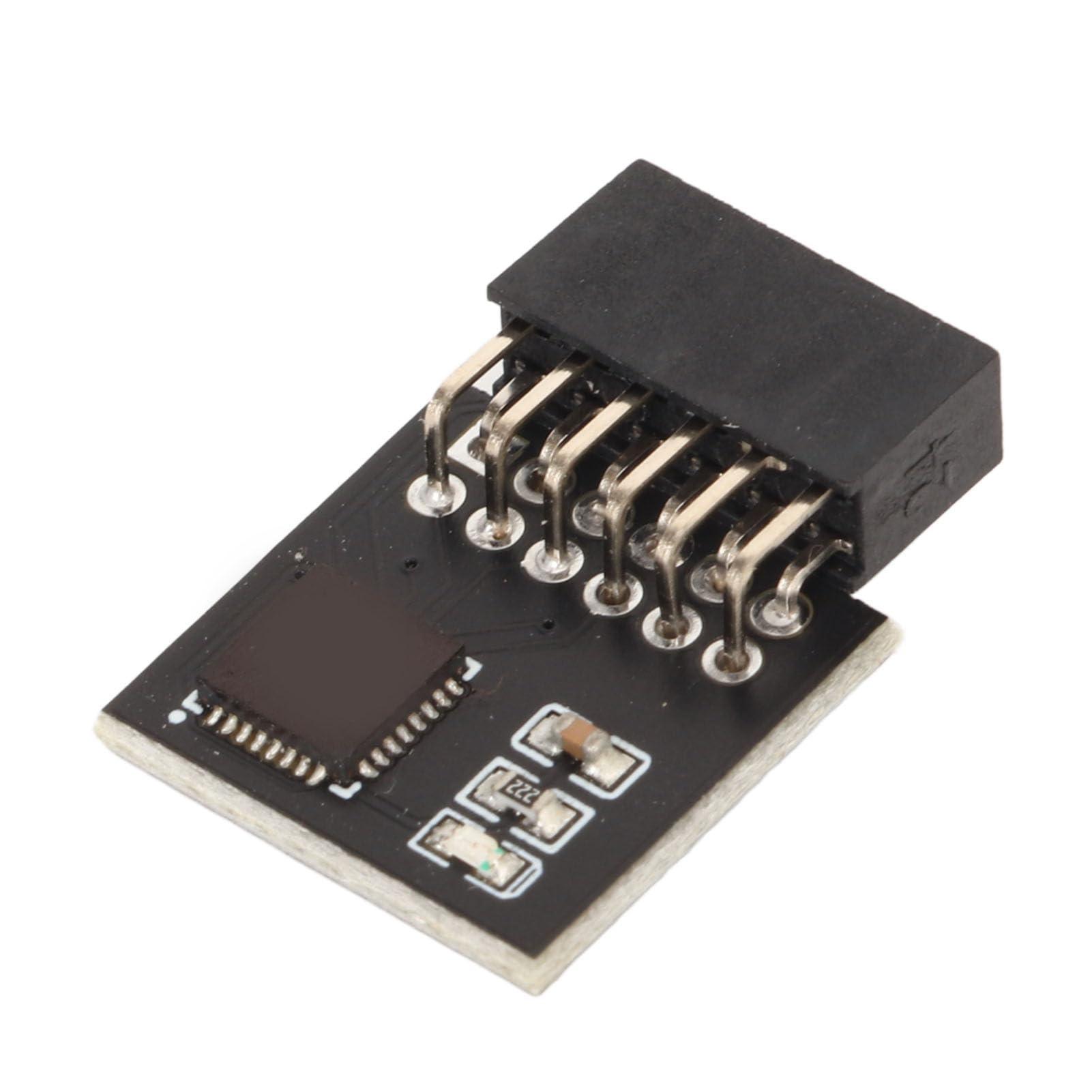 Gearwell TPM 2.0 Module, 12Pin SPI Interface Reliable Replacement SPI Module for WIN11 System for MSI Motherboard DDR4 Memory