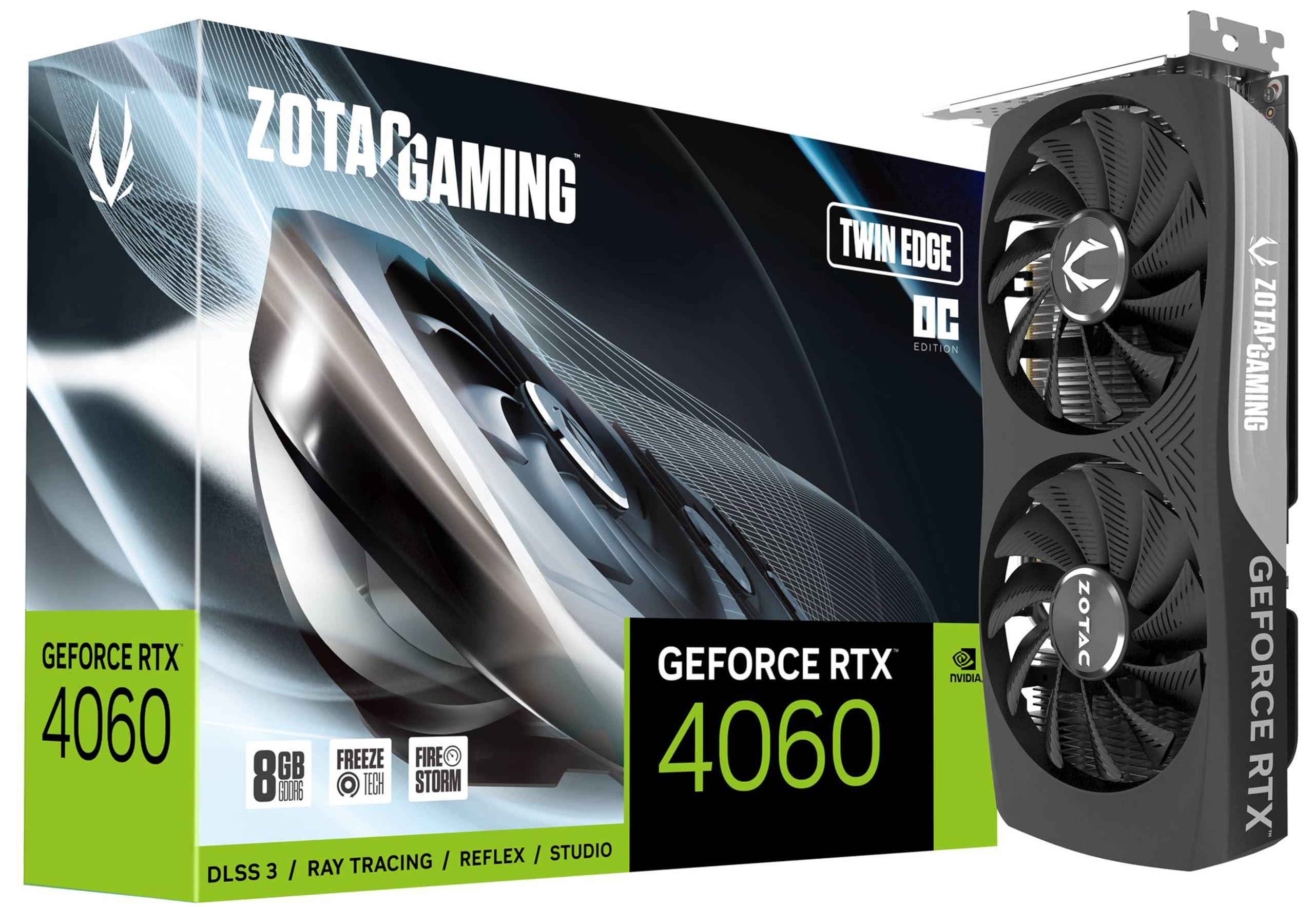 ZOTAC Zotac Gaming GeForce RTX 4060 Twin Edge NVIDIA 8 Go GDDR6