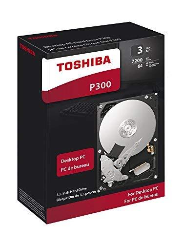 Toshiba Toshiba P300 3TB Desktop 3.5 Inch SATA 6Gb/s 7200rpm Internal Hard Drive