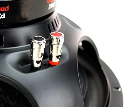 Pyle PYLE 12\" 1600W 4Ohm DVC Black Car Stereo Audio Power Subwoofer Dual Coil(3 Pack)