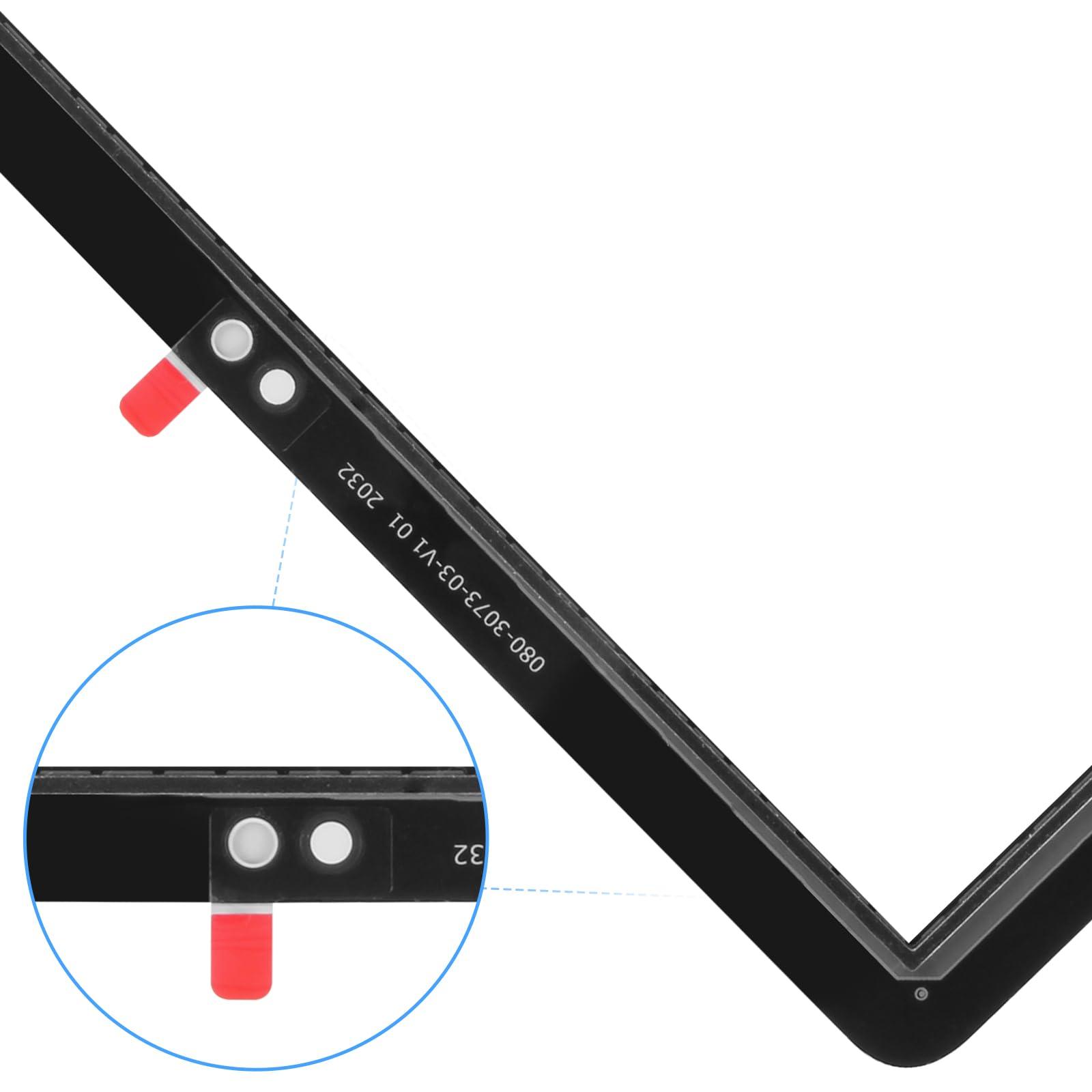 ARSSLY Touch Screen Replacement for Amazon Kindle Fire HD8 /HD8 Plus Tablet 10th Generation 2020 K72LL3 K72LL4 Digitizer Touchscreen Glass Panel with Repair Kits(White)