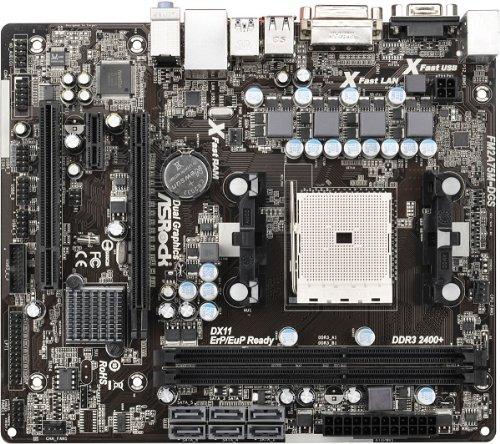 ASRock ASRock Socket FM2/AMD A75 FCH/DDR3/SATA3&USB3.0/A&V&GbE/MicroATX Motherboard FM2A75M-DGS
